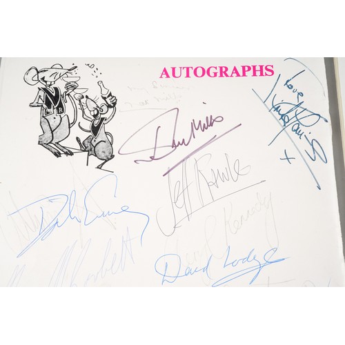 Two Grand Order of Water Rats Annual Ball Programmes bearing autographs ...