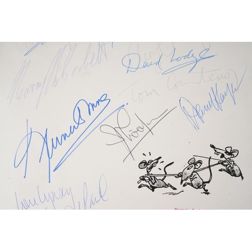 Two Grand Order of Water Rats Annual Ball Programmes bearing autographs ...