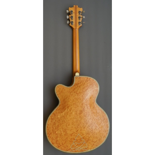 333 - A Hofner six string electric guitar, serial no. 2379, with plated mounts, the eb finger board inlaid... 