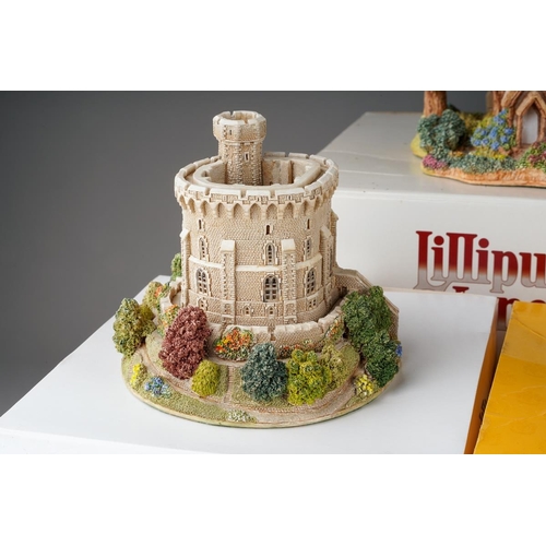 618 - A boxed Lilliput Lane limited edition 'Reflections of Jade', no.2365/ 3950, chips to pagoda, with ce... 