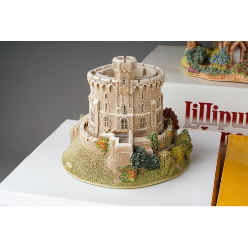 618 - A boxed Lilliput Lane limited edition 'Reflections of Jade', no.2365/ 3950, chips to pagoda, with ce... 