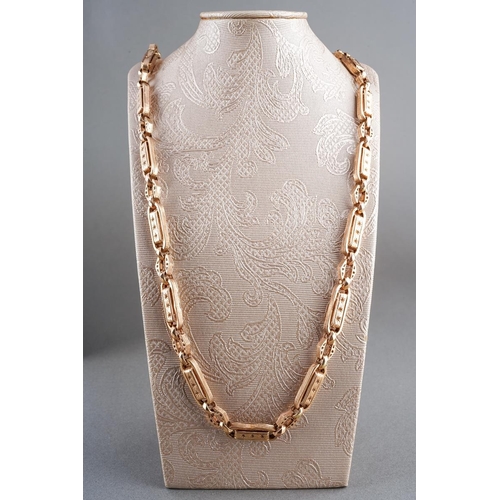 787 - A 9ct gold chain with swivel clasp, hallmarked 9ct gold, approx length 1200mm, approx gross weight 6... 