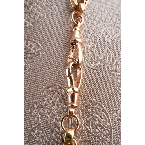 787 - A 9ct gold chain with swivel clasp, hallmarked 9ct gold, approx length 1200mm, approx gross weight 6... 