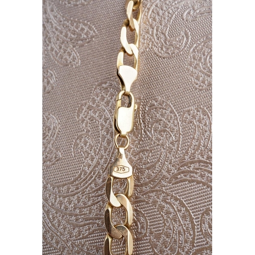 23 - 9 ct gold large chain, approx. 52 cm long, approx. gross weight 30.5g