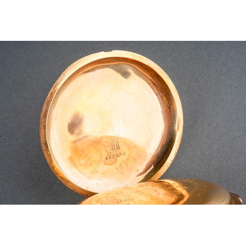 203 - An 18ct Gold Full hunter Moonphase pocket watch by Perret & Berthoud

A quarter repeating Chronograp... 