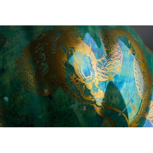 907 - A Wedgwood Dragon lustre bowl designed be Daisy Makeig-Jones, backstamp and painted pattern Z4821, a... 