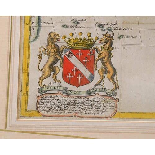 367 - Africa. Blome (Richard), A New Mapp of Africa Designed by Mounsir. Sanson Geographr. to the French K... 