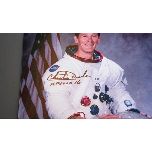 375 - Charlie Duke signed [10x8] colour photograph. 

Provenance: Chaucer Auctions 15/12/21 lot 42 with Ce... 