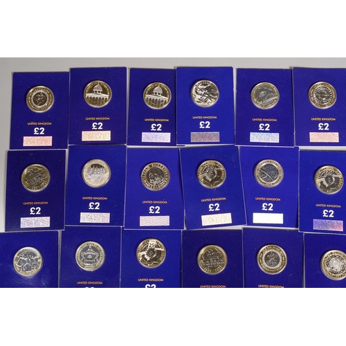 395 - A collection of forty current legal tender £2 coins in Change Checker packs, in total money £80 (1 b... 