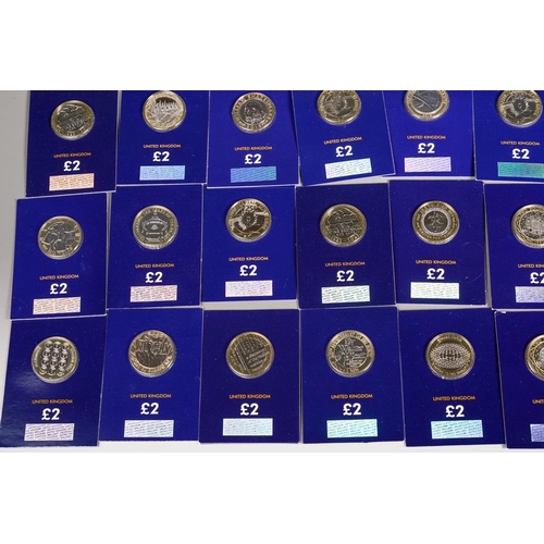 395 - A collection of forty current legal tender £2 coins in Change Checker packs, in total money £80 (1 b... 