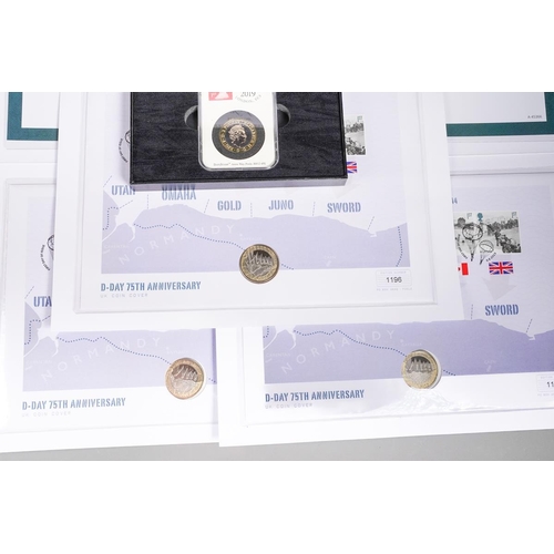 396 - Three Westminster limited edition D-Day 75th Anniversary UK coin covers, 17 x £2 Brilliant Uncircula... 
