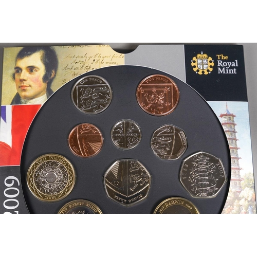 402 - A Royal Mint 2009 United Kingdom Brilliant Uncirculated Coin Collection of eleven coins, including K... 