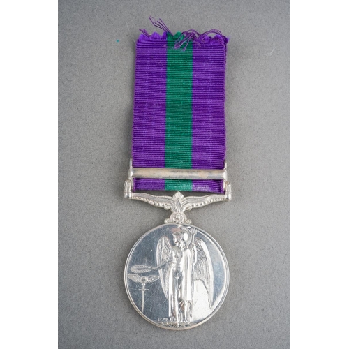 30 - ERII General Service Medal with Malaya Clasp to 4076195 LAC KS Merrick, RAF. Complete with ribbon.