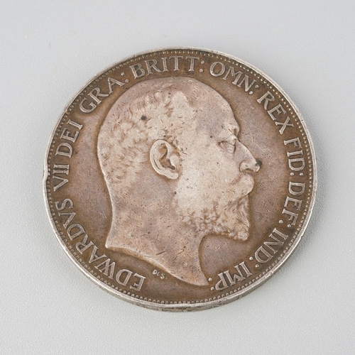115 - A 1902 silver crown