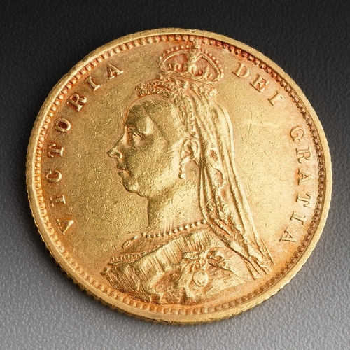 141 - A half Sovereign, 1890