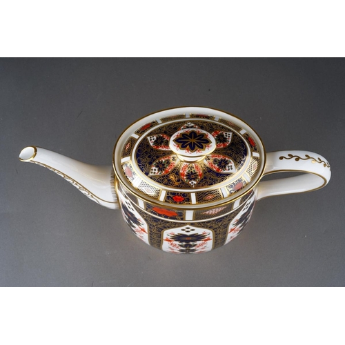 A Royal Crown Derby Imari 1128 pattern oval teapot, date code for 1980 ...