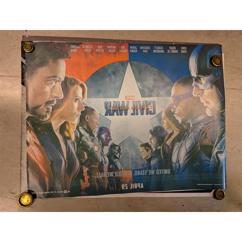 368 - An extensive collection of Film quad and smaller colour Film promotional posters some vintage mainly... 