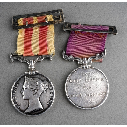 15 - Indian Mutiny and LSGC Pair

Indian Mutiny no bar, correctly impressed 3071 George Roberts 70th Regt... 