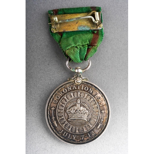 36 - July 7-12,1911 coronation medal of George V