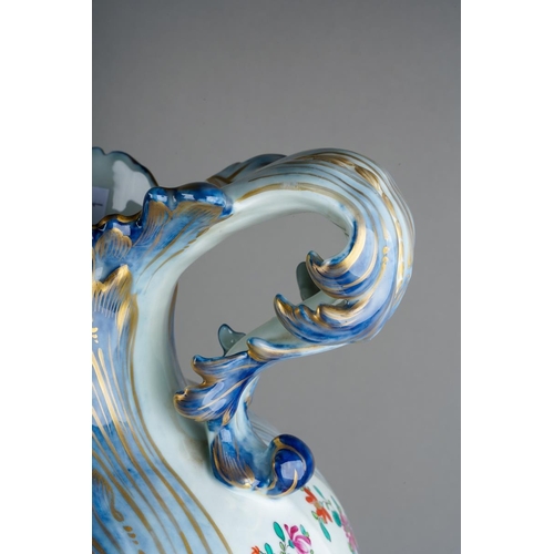 253 - A French Edme Samson of Paris large two handled Chinoiserie Armorial vase, Famille Rose decoration w... 