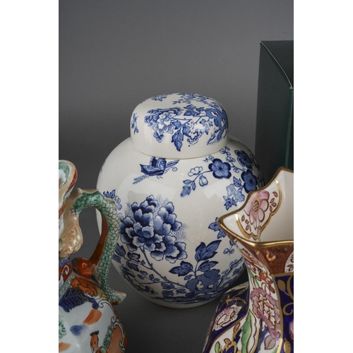 262 - A boxed Mason's Ironstone limited edition Penang Jug Exclusive to Mulberry Hall, no.30 / 250, height... 