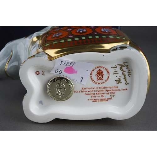 282 - A boxed Royal Crown Derby limited edition 