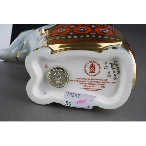 283 - A boxed Royal Crown Derby limited edition 