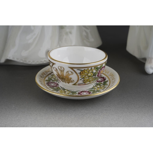 294 - Three Coalport lady figures, comprising limited edition Diana Princess of Wales 29th July 1981, CW 4... 
