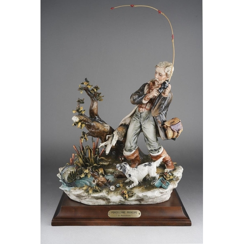 296 - A Capodimonte porcellane principe figure 