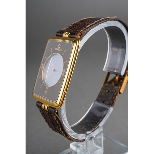 1023 - A Rare Vintage Omega 18ct gold Ultra Thin 