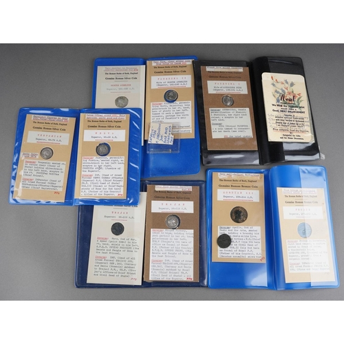 330 - A collection of Roman style coins to include very fine silver Denarius. Very well-defined Sestertius... 