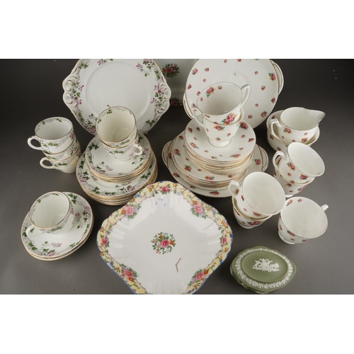 Assorted part tea sets and miscellaneous china including: Shelley 10753 ...