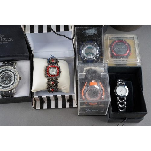 A collection of boxed watches to include Citizen, Reaction and various ...