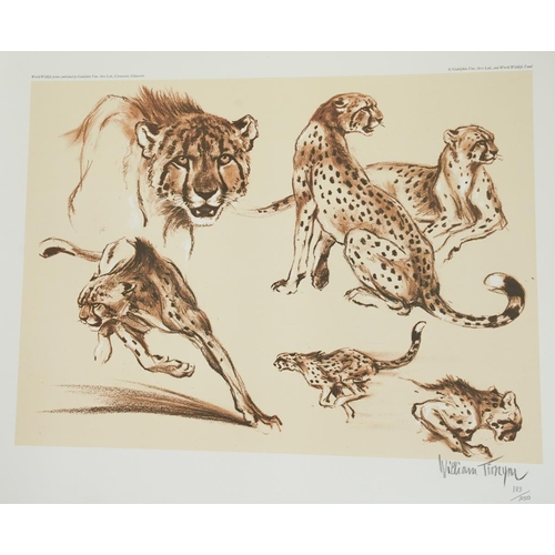 391 - 3 William Timyn (Austrian, 1903-1990) Limited edition World Wild LIfe Fund prints published by Godol... 