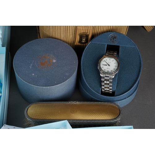 496 - A box of twenty three boxes of Eternal Collection costume jewellery and a small quantity of other co... 