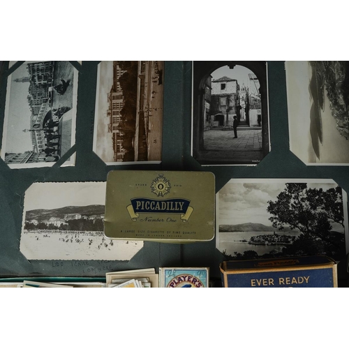 501 - Assorted early 20th Century postcards mainly French topographical, loose and in album some pages dat... 