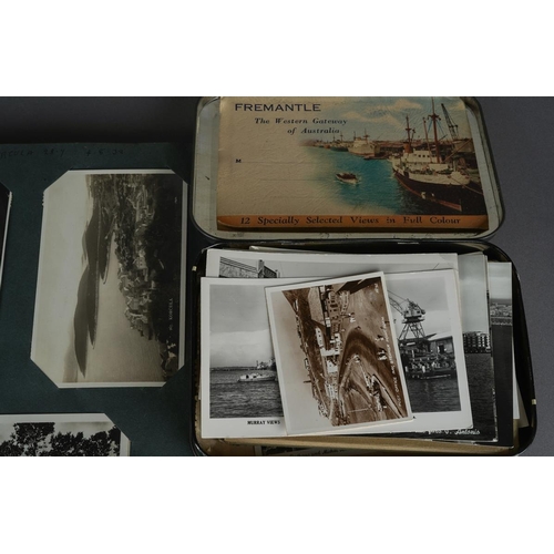 501 - Assorted early 20th Century postcards mainly French topographical, loose and in album some pages dat... 