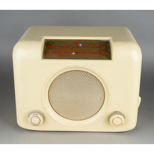 504 - A mid 20th Century cream bakelite cased Bush Radio Serial Number 73/214016 AC-DC Mains Receiver [1]