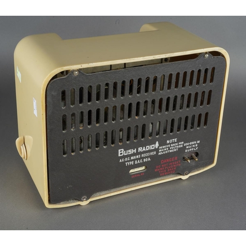 504 - A mid 20th Century cream bakelite cased Bush Radio Serial Number 73/214016 AC-DC Mains Receiver [1]