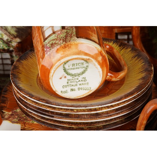 516 - Assorted ceramics to include Cottage Ware part tea set, 1970s style cups and saucers, earthenware tr... 