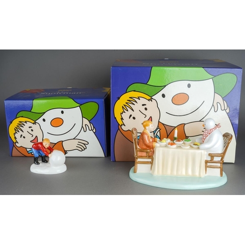 522 - A boxed Coalport Characters The Snowman model 