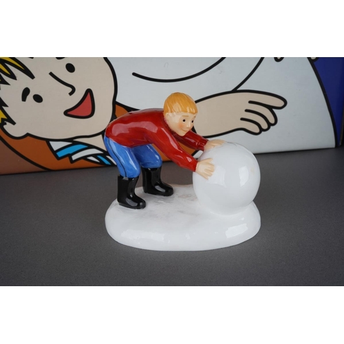 522 - A boxed Coalport Characters The Snowman model 