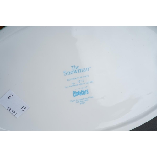 522 - A boxed Coalport Characters The Snowman model 