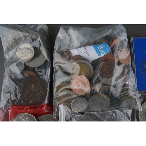 526 - Pre 1947 silver coins (246 grams approx) 
6 x £5 crowns 
Australian 3801 Legend of Steam 50 cent coi... 