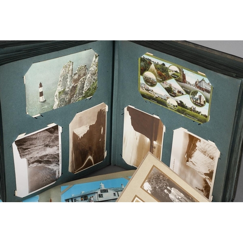 698 - Collection of 4 albums of various early 20th century and later post cards and photographic post card... 