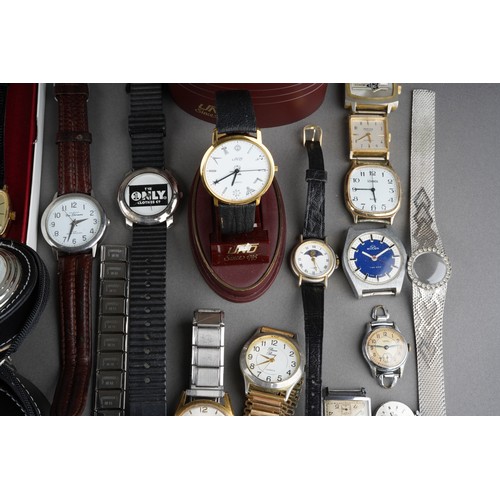 725 - Collection of gents dress watches to include Seko, Uno, Ingersoll etc. ( 1 bag)