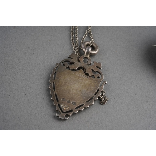 727 - A collection of late 19th century to mid 20th century silver, white metal and rolled gold jewelery. ... 