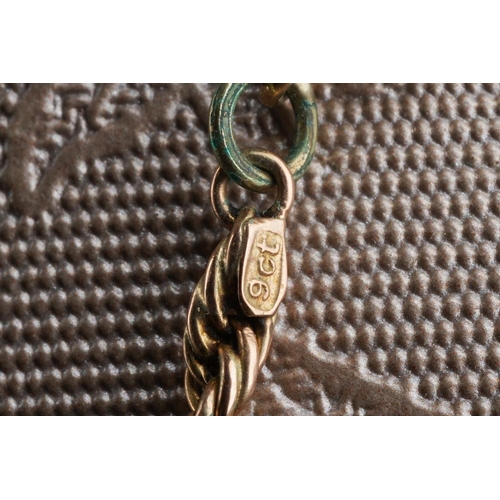 742 - A 9ct gold rope twist necklace. Stamped 9ct to chain, approx length 442mms, approx gross weight 4.8 ... 