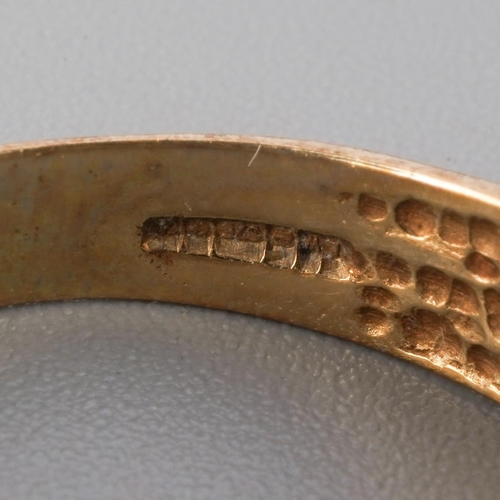 1076 - A 9ct gold ruby, sapphire and emerald diamond ring. Approx ring size P, hallmarked 9ct gold, approx ... 