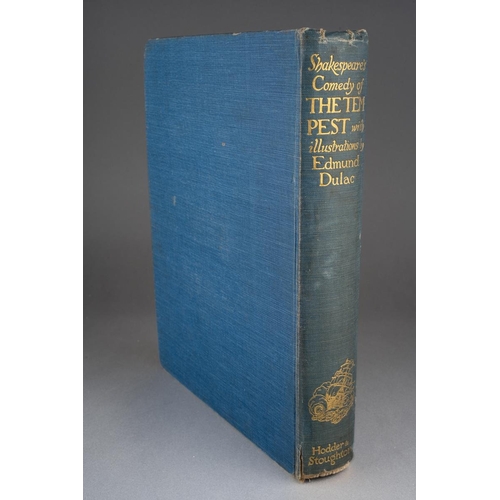 81 - Dulac (Edmund, illustrator) Skakespeare Comedy of THE TEMPEST., Hodder & Stoughton London,  circa 19... 